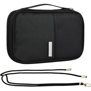 TRAHOO-Pochette Passeport Voyage, Porte Passeport Voyage Famille, porte Document Voyage Pour Homme et Femme, Portefeuille Et &Eacute;tui De Voyage Comprend Sangles Cou Pour Passeports,Cash,Id Cartes(Noir) - Neuf