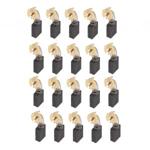 XYONG Lot de 20 balais de charbon en cuivre resistants a l'usure pour outils electriques 6 x 13 x 17 mm - Neuf