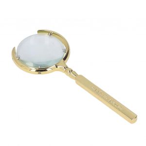 Loupe De Poche Lecture Loupe Loupe Poign&eacute;e En M&eacute;tal Pour Carte Journal A&icirc;n&eacute;s Cadeaux Dor&eacute;s - Neuf