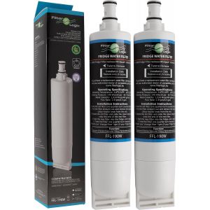 Ffl-190W | 2X Filtre À Eau Compatible Avec Whirlpool Sbs200 484000008726 Sbs002 - Hotpoint 46195027119 481248088024 - Wpro Usc009 Clean Ice Water Filter Cartouche Réfrigérateur Américain - Neuf
