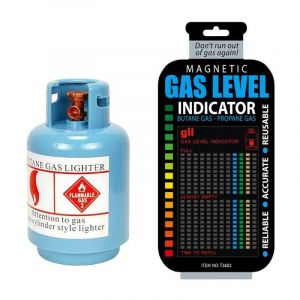 Cylindre de gaz magnétique,indicateur de niveau de réservoir de gaz,thermomètre à cristaux liquides,compteur de température,jauge de carburant Propane Butane LPG - Type Style A 1pc - Neuf