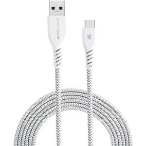 TZF-USB C Câble Chargeur (2m) pour Appareils USB Type C Samsung Tab A8 10.5, Tab A7 Lite 2021, Tab A7 10.4, Tab S7 FE/Plus, Tab S8, Tab S6 Lite, tablette Lenovo Tab P11 Plus, M10/Plus [Blanc] - Neuf