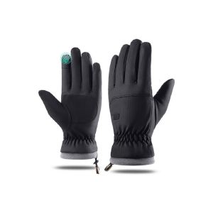 Gants Thermiques D'hiver Pour &Eacute;crans Tactiles - Coupe-Vent, D&eacute;perlants, Antid&eacute;rapants, Doubl&eacute;s Polaire, Noirs - Neuf