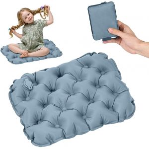 Coussin De Si&egrave;ge Imperm&eacute;able Et Gonflable, Id&eacute;al Pour Chaise De Bureau, Camping, Stade, Gradins, Avion Et Voiture. - Neuf
