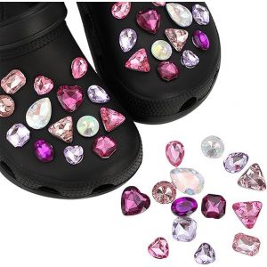 28pcs(04) Cristal De Diamant De La Chaussure De Charmes De Chaussure De Décoration - Neuf