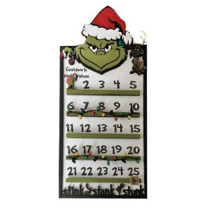 Calendrier de Noël Bureau Décoration en bois Compte à rebours de Noël Calendrier Calendrier Pendentif Decoratio - Neuf