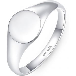 Tianyi-Bague Argent Sterling 925 Pour Femme Massif | Bague Pouce Pour Femme | Bague Chevalière | Bague En Argent Pour Femme - Neuf