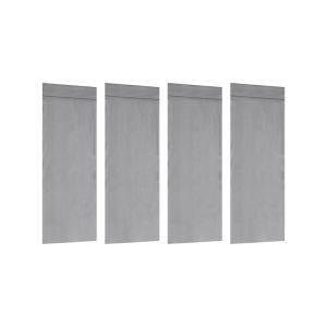 Rideaux De Porte Occultants (Lot De 4) Avec Attaches Adh&eacute;sives, Isolation Thermique, Protection De L'intimit&eacute;, 172 X 66 Cm, Polyester - Neuf