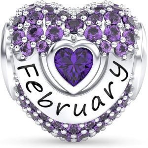Eryi-Charm Pierre De Naissance En Argent 925 Pour Colliers Et Bracelets Pandora Bijoux Pour Anniversaire Noël Fête Des Mères Cadeaux Pour Femmes - Neuf