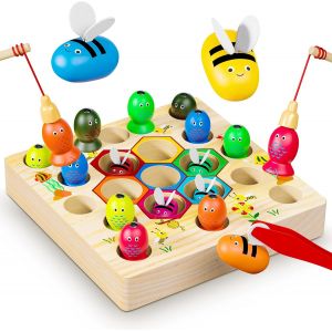 ERYI-Jeux Enfants 2 Ans | Jouet Enfant 2 Ans | Jeu Enfant 2 Ans | Jeux Montessori Jeu De Peche Magnetique Cadeau Garçon Fille Enfant 2 Ans - Neuf