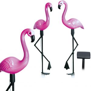 Lampe Solaire Exterieur Jardin, Lumi&egrave;re Solaire De Jardin De Flamant Rose, &Eacute;tanche Ip55, Lampe Solaire Led Flamingo,52,5 X 22 X 6,5 Cm, Solaire Pathway Lumi&egrave;re,Cadeau Femme. - Neuf