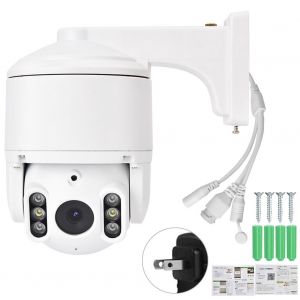 Camera de surveillance exterieure IP Wifi HD 1080P sans fil avec zoom x5 (prise US 100-240 V) - Neuf