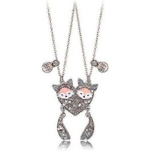 Meilleur Ami Collier Cadeaux Magnétique Assorti Collier Amitié Pour 2 Filles Bff Soeur - Neuf