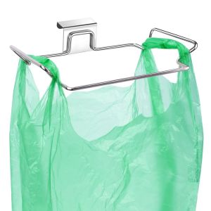 1 Grand Support De Sac Poubelle En Acier Inoxydable Pour Portes Et Placards De Cuisine, Support De Sac Sous L'évier, Support De Sac Poubelle, Poubelle De Cuisine, Poubelles De Cuisine - Neuf