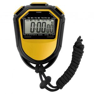 Chronomètre Numérique Portable Lcd Minuterie Chronographe Compteur De Sport Avec Sangle Pour La Natation Course À Pied Entraînement De Football - Neuf