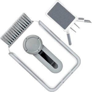 Nettoyeur De Clavier,Kit De Nettoyage De Clavier 6 En 1,Kit De Nettoyage D'ordinateur Portable Avec Brosse,Kit De Nettoyage De T&eacute;l&eacute;phone,Kit De Nettoyage Airpod,Kits De Nettoyage Multifonctionnel - Neuf