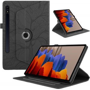 Coque Pour Samsung Galaxy Tab S11 Ultra 14.6 Pouces 2025 X930 X936B &Eacute;tuis Housse Pu Cuir 360&deg;Rotatif Multi-Angle Stand Flip Protection Pour &Eacute;tuis Galaxy Tab S11 Ultra Coque,Noir Ar[COQ9120944] - Neuf
