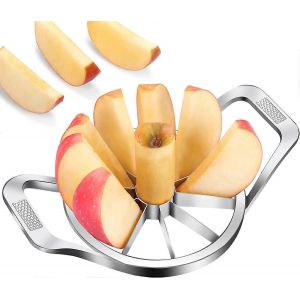 Trancheuse à pommes en acier inoxydable,Trancheuse à pommes sous vide,Poire,Trancheuse à pommes,Éplucheur,Dissolvant de noyaux de pomme - Neuf