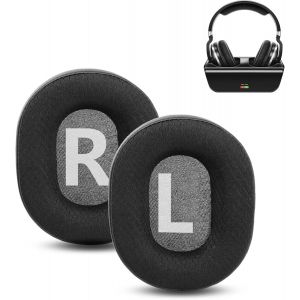 KAL-Coussinets D'Oreille Respirants Et Durables De Remplacement Compatibles Avec Le Casque Sans Fil Pour Télévision Artiste Adh300 2,4 Ghz Coussinets D'Oreille En Tissu Mesh Et Mousse À Mémoire - Neuf