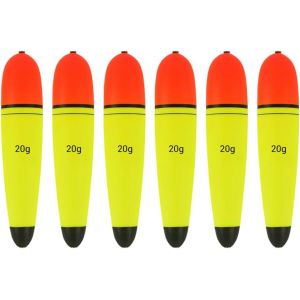 Flotteurs De Pêche Eva,6 Pcs Slip Bobbers De Pêche,Catfish Bouchon Pêche,Pour Pêche Au Lancer Longue Distance Eau Salée Et Douce 10g/15g/20g/30g/40g.[B1689] - Neuf