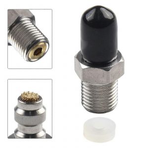 1pc 8mm Clapet anti-retour à connexion rapide PCP Filtre de joint de remplissage M10 1 / 8BSPP NPT en acier inoxydable pour pompes haute pression - Neuf