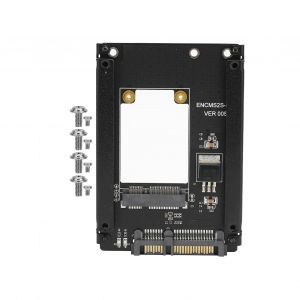 Carte adaptateur MSaTa vers disque dur SSD SaTa 3.0 vers carte d'extension de transmission d'interface 6 Gbit/s - Neuf