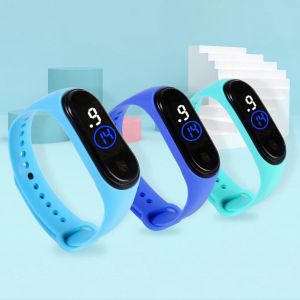 Montre Électronique Lumineux Écran Tactile 50m Étanche Led Sports Bracelet De Montre-Bracelet Pour Enfants - Neuf