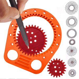 G&eacute;om&eacute;triques R&egrave;gle - Dessin En Spirale La R&egrave;gle Pour Les Techniques De Dessin, De Croquis, De L'artisanat, R&eacute;utilisable Portable Pochoir - Neuf