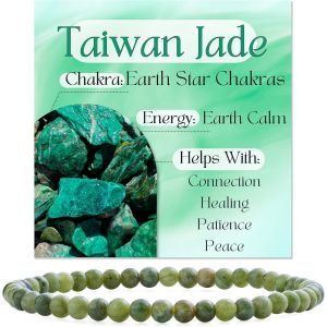 Bracelet En Cristal Pour Femmes 4mm Perles Pierre Semi-Pr&eacute;cieuse Naturelle &Eacute;lastique Extensible Bijou Cadeau Yoga - Neuf