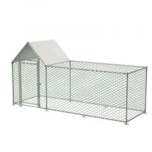 Enclos &Agrave; Volailles 3x1x1,5 M Avec B&acirc;che Robuste Et Pratique - Neuf