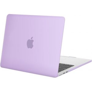 Compatible Avec Macbook Air 13 Pouces Coque M4 M3 M2 2025-2022 Touch Id Liquid Retina De 13,6 Pouces, Coque Protection Rigide Pour Mac Air M4 M3 M2 13 A3240 A3113 A2681,Violet - Neuf