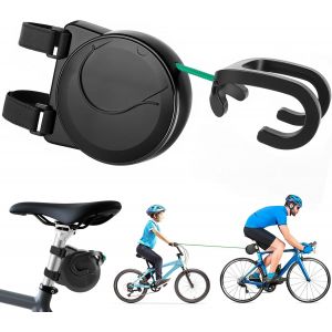 Corde De Remorquage Pour V&eacute;lo - Barre Traction Velo Enfant De 2.5 M - Syst&egrave;me De Remorquage V&eacute;lo R&eacute;tractable - Neuf
