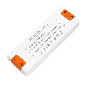 Transformateur 220V 24V LED 60W,alimentation 24v 60w 2.5A,led driver 24v,convertisseur 220v 24v,Convertisseur De Tension AC à DC Adaptateur Transfo Constante pour G4,GU5.3,MR11,MR16 - Neuf