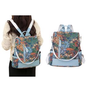 Sac &agrave; dos antivol pour femme, grande capacit&eacute;, style d&eacute;contract&eacute;, port&eacute; &eacute;paule. - Neuf