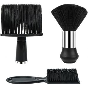Nsiecd-Lot De 3 Brosses De Coupe De Cheveux, Brosse De Cou, Brosses De Coiffure, Brosse A Barbe Hommepour Le Nettoyage Des Cheveux Et Enlever La Poussi&egrave;re Dans Le Salon De Coiffure - Neuf