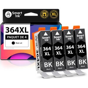 Cartouche d&iquest;Encre Compatible pour HP 364 XL 364XL High Yield 4 Pack pour HP Photosmart 5510 5520 6510 6525 B210a C5380 Deskjet 3070A 3520 Officejet 4620 4622 - Neuf