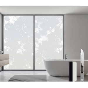 Film Vitre Anti Regard Film Opaque Fenetre 45x200cm Film pour Fenetre Anti Regard, Film Vitrage Occultant pour Salle de Bain Chambre Salon Bureau - Neuf