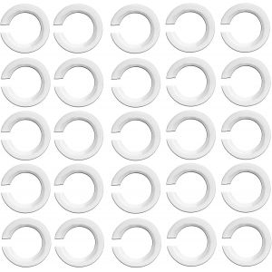 Kalanka-Anneau Réducteur Pour Abat-Jour,20pcs E27 To E14 Convertisseur D'anneau En Plastique Adaptateur Réducteur Anneau D'abat-Jour Pour Ampoules À Vis À Douille - Neuf