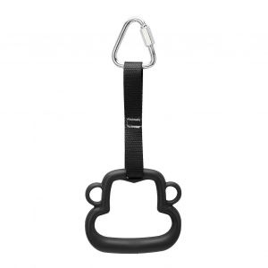 Anneau De Gymnastique Pour Enfants 2025 En Abs, Style Singe, Avec Sangle De Suspension, &Eacute;quipement D'escalade D'ext&eacute;rieur Pour Enfants, Noir - Neuf