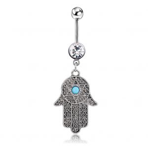 Anneau De Nombril Retro En Bergamote, Accessoire De Piercing Pour Le Corps - Neuf