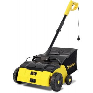 MEVRONISSHOP-Roll&Comb 202E-V24 &iquest; Balayeuse &eacute;lectrique 1 400 W pour Gazon synth&eacute;tique &iquest; Brosseuse l&eacute;g&egrave;re avec Sac de 30 L, Largeur 30 cm, Guidon oscillant, Hauteur r&eacute;glable - Neuf