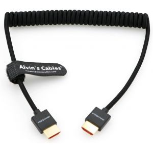 ERYI-8K 2.1 Full Hdmi Câble Spiralé Tressé Pour Atomos Ninja-V 4K-120P 4K-120P Record De Z-Cam Pour Canon-C70, Pour Sony A7S3 | A9| A74 - Neuf