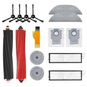 15 PCS pour Roborock S8 MaxV Ultra Roller Brosses Lat&eacute;rales Filtres Vadrouille - Neuf
