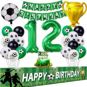 Ballon De Football 12 Ans Anniversaire Vert Football 12 Ans Anniversaire Fond 12 Ans Gar&ccedil;on Football Ballon Foot 12 Anniversaire Gar&ccedil;on Ballon 12 Ans Football F&ecirc;te Gar&ccedil;on 12 Ans Football Ballon - Neuf