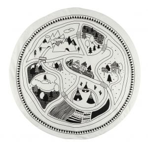 Tapis De Jeu Pour Chambre D'enfant, Maison De Jeu Pour Bebe, Tapis Rampant En Melange De Coton, Tapis De Jeu Pour Bebe - Neuf