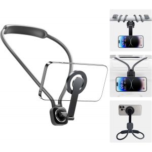 Support Magnétique Pour Téléphone - Support De Téléphone Portable Avec Pince - Rotation À 360 ° - Pour Iphone 16/15/14/13/12 Séries (K08-A)[Z1509] - Neuf