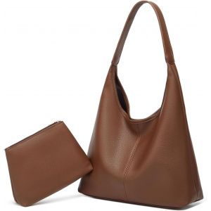 KALANKA-Sac Fourre Tout Femme en Cuir PU Tote Bag Femme Sac Cabas Grand Capacit&eacute; Sacs &agrave; Bandouli&egrave;re Sacs Port&eacute; Epaule pour Femmes - Neuf