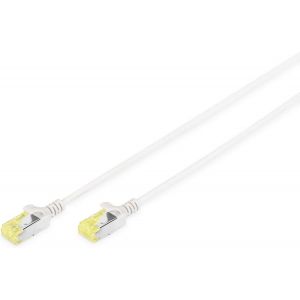 KAL-Câble Lan Cat 6A - 3M - Slim - Rj45 Câble Réseau - U/Ftp Blindé - Compatible Cat-6 - Gris - Neuf