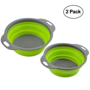 UMIWE Passoire en Silicone Pliable lot de 2 Vert - Neuf