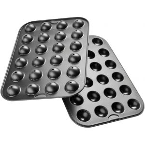 Jexnovashop-7424 Moule Pop Cake 24 Empreintes Et 48 B&acirc;tonnets, Moule Cake Pop Et Batonnet Pop Cake, Moule &Agrave; G&acirc;teaux, Moule A Sucette, Moule Sucette Chocolat, Acier, Plastique, 38,5 X 26,5 X 3 Cm - Neuf
